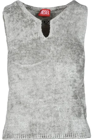 Diesel Mujer, Camisetas, Gris, Talla: L