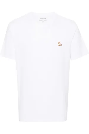 Maison Kitsuné Hombre, Camisetas, Blanco, Talla: L