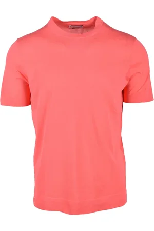 BALLANTYNE Hombre, Camisetas, Naranja, Talla: L