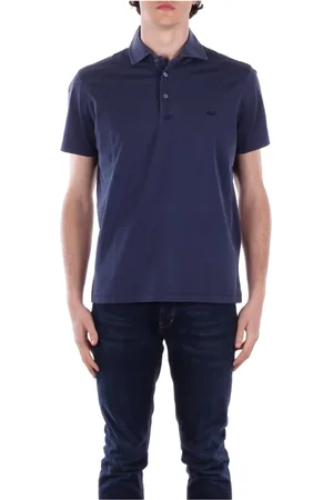FAY Hombre, Camisetas, Azul, Talla: 2XL