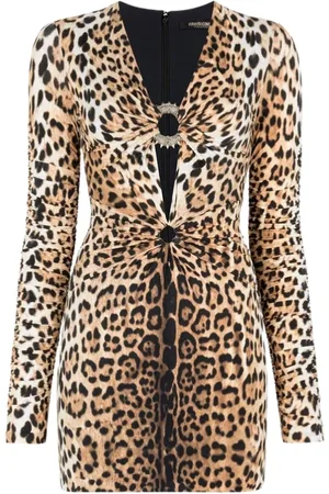 Roberto Cavalli Mujer, Vestidos, Marrón, Talla: M
