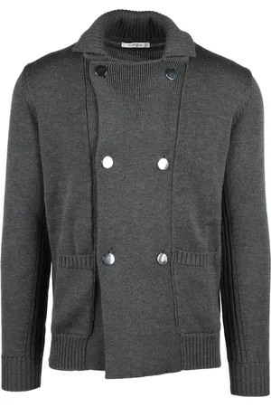 KANGRA CASHMERE Hombre, Jerseys, Gris, Talla: L