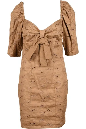 Giulia N Couture Mujer, Vestidos, Marrón, Talla: L