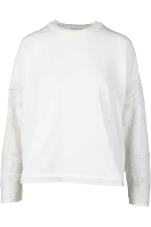 BALLANTYNE Mujer, Camisetas, Blanco, Talla: XS