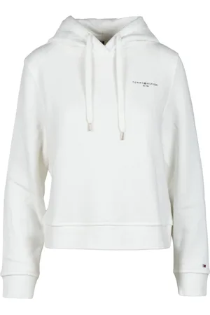 Tommy Hilfiger Mujer, Sudaderas, Blanco, Talla: L