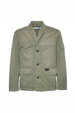 FAY Hombre, Chaquetas, Verde, Talla: XL
