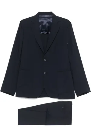 BARBA Hombre, Trajes, Azul, Talla: L