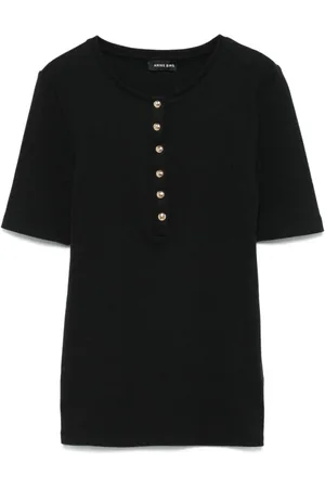 ANINE BING Mujer, Camisetas, Negro, Talla: S