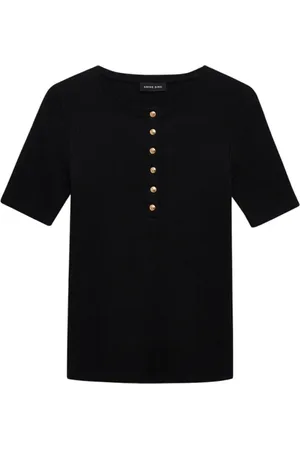 ANINE BING Mujer, Camisetas, Negro, Talla: S