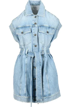 Dondup Mujer, Vestidos, Azul, Talla: S