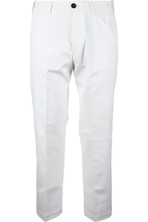 BALLANTYNE Hombre, Pantalones, Blanco, Talla: M