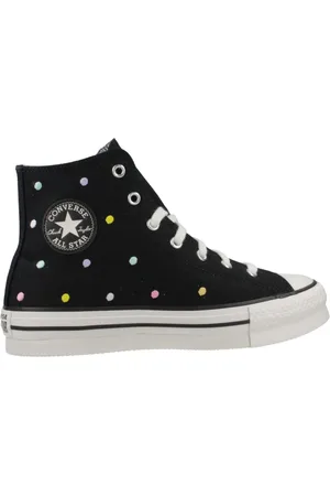 Converse Mujer, Zapatos, Negro, Talla: 38 EU