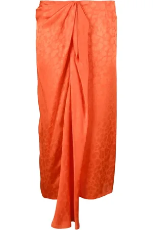Manila Grace Mujer, Faldas, Naranja, Talla: L