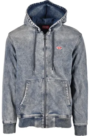 Diesel Hombre, Sudaderas, Azul, Talla: L