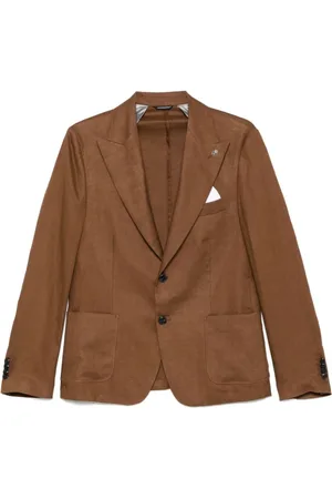 D.A. Daniele Alessandrini Hombre, Chaquetas, Marrón, Talla: L