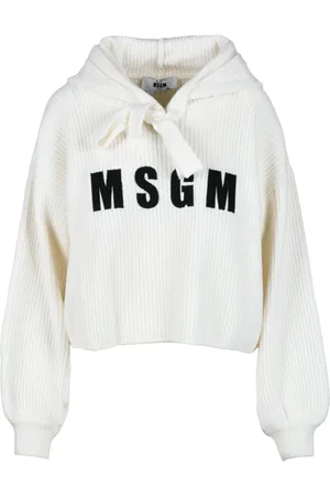 Msgm Mujer, Sudaderas, Blanco, Talla: M