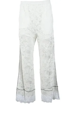 Msgm Mujer, Pantalones, Blanco, Talla: S