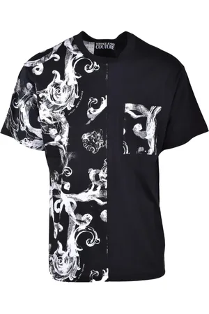 VERSACE Hombre, Camisetas, Negro, Talla: XS