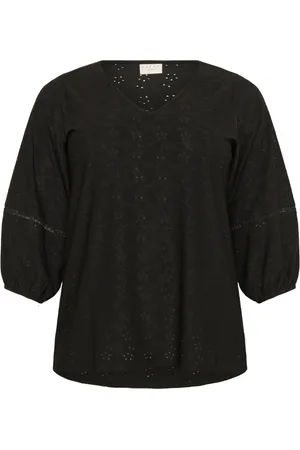 Kaffe Mujer, Blusas y Camisas, Negro, Talla: L