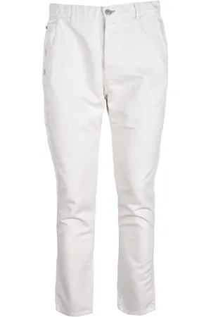 D.A. Daniele Alessandrini Hombre, Pantalones, Blanco, Talla: W38