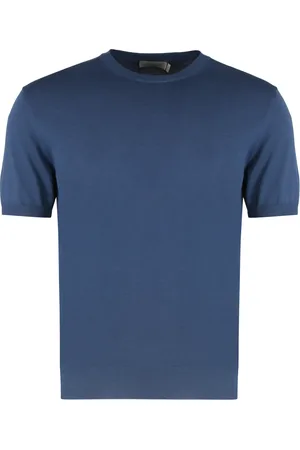 CANALI Hombre, Camisetas, Azul, Talla: M