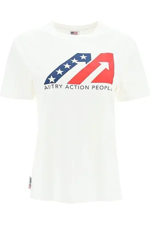 Autry Mujer, Camisetas, Blanco, Talla: L