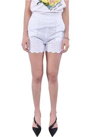 MVP Wardrobe Mujer, Pantalones cortos, Blanco, Talla: 2XS