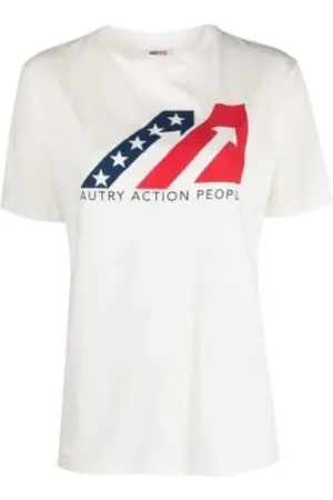 Autry Hombre, Camisetas, Blanco, Talla: M
