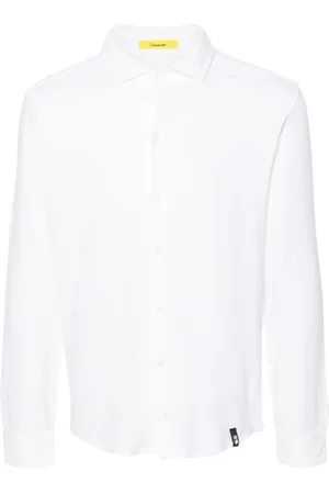 DRUMOHR Hombre, Camisas, Blanco, Talla: XL