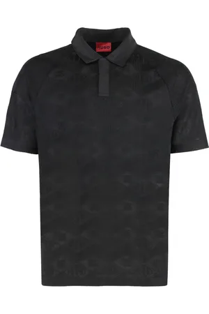HUGO BOSS Hombre, Camisetas, Negro, Talla: S