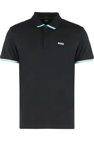 HUGO BOSS Hombre, Camisetas, Negro, Talla: S