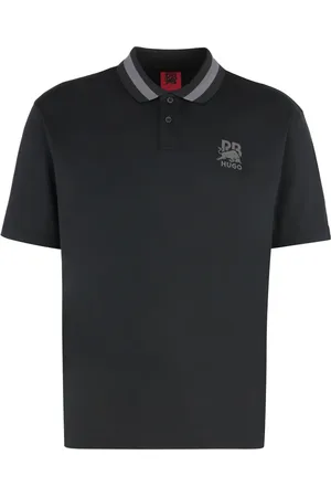 HUGO BOSS Hombre, Camisetas, Negro, Talla: 2XL