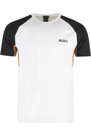 HUGO BOSS Hombre, Camisetas, Blanco, Talla: S
