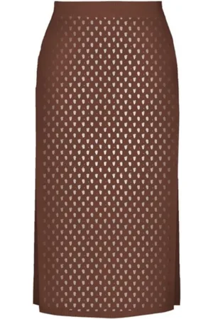 MC2 SAINT BARTH Mujer, Faldas, Marrón, Talla: M