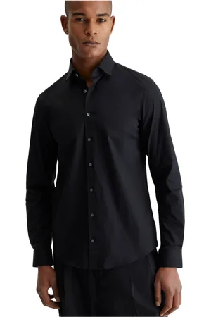 Calvin Klein Hombre, Camisas, Negro, Talla: M