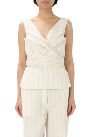 LIVIANA CONTI Mujer, Camisetas, Blanco, Talla: L