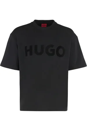 HUGO BOSS Hombre, Camisetas, Negro, Talla: S