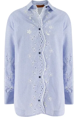 ERMANNO SCERVINO Mujer, Blusas y Camisas, Azul, Talla: S