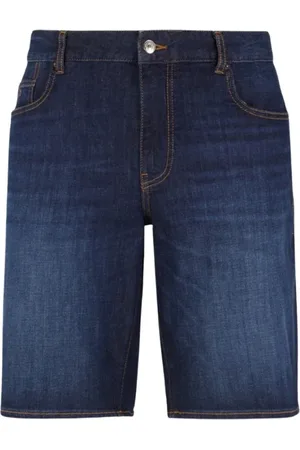 Armani Exchange Hombre, Pantalones cortos, Azul, Talla: W30