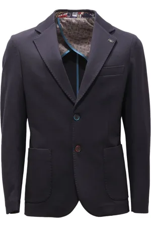 BOB der Bär Hombre, Chaquetas, Azul, Talla: S