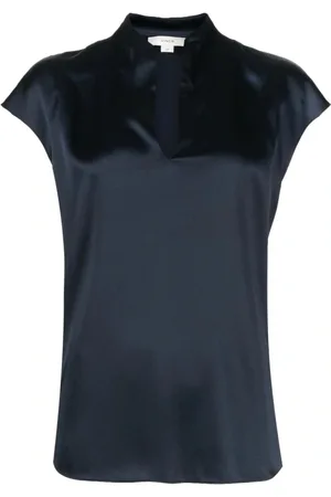 Vince Mujer, Blusas y Camisas, Azul, Talla: S