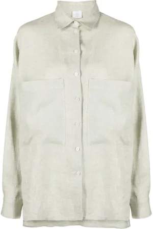 ELEVENTY Mujer, Blusas y Camisas, Verde, Talla: M