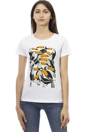 Trussardi Mujer, Camisetas, Blanco, Talla: M
