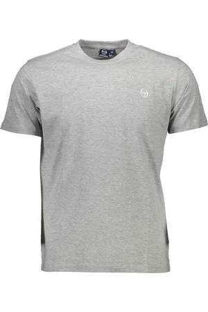 Sergio Tacchini Hombre, Camisetas, Gris, Talla: 2XL