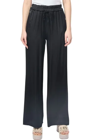 Manila Grace Mujer, Pantalones, Negro, Talla: L