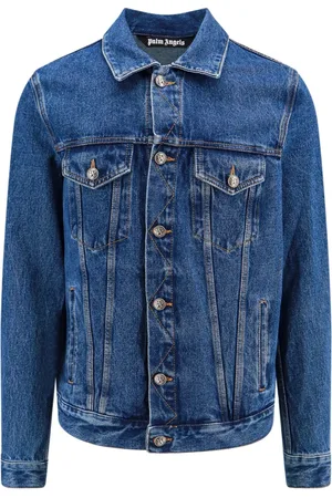 Palm Angels Hombre, Chaquetas, Azul, Talla: L