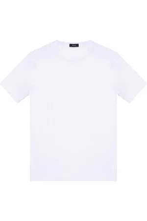 THEORY Hombre, Camisetas, Blanco, Talla: S