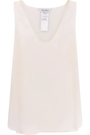 Max Mara Mujer, Camisetas, Blanco, Talla: M