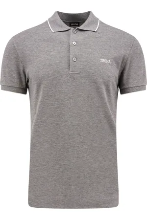 Ermenegildo Zegna Hombre, Camisetas, Gris, Talla: S