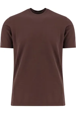 ZANONE Hombre, Camisetas, Marrón, Talla: 2XL